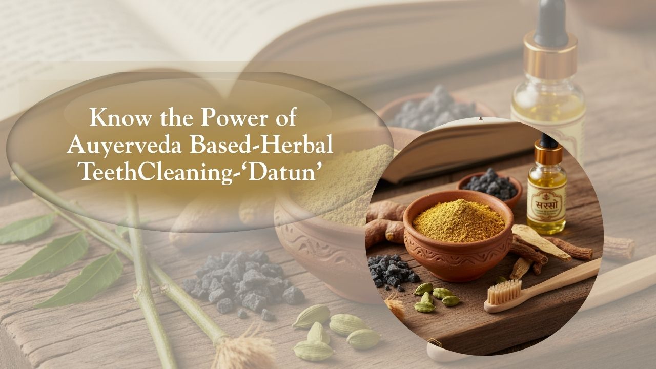 Ayurvedic Herbal Tooth Powder For Natural Oral Health
