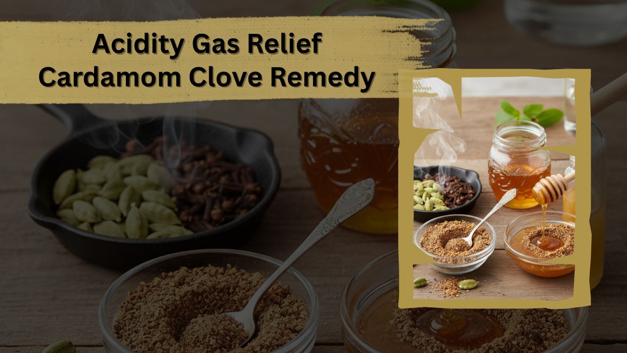 Acidity Gas Relief Cardamom Clove Remedy