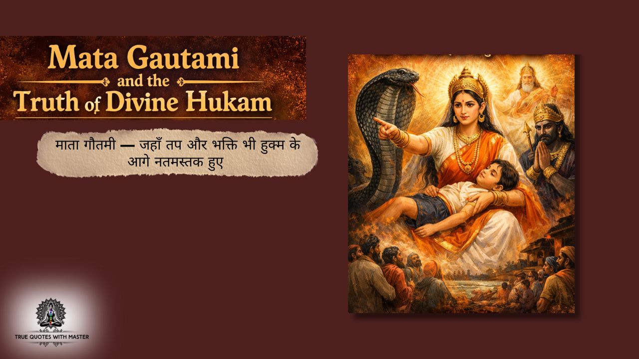 Mata Gautami & the Supreme Law of Divine Hukam