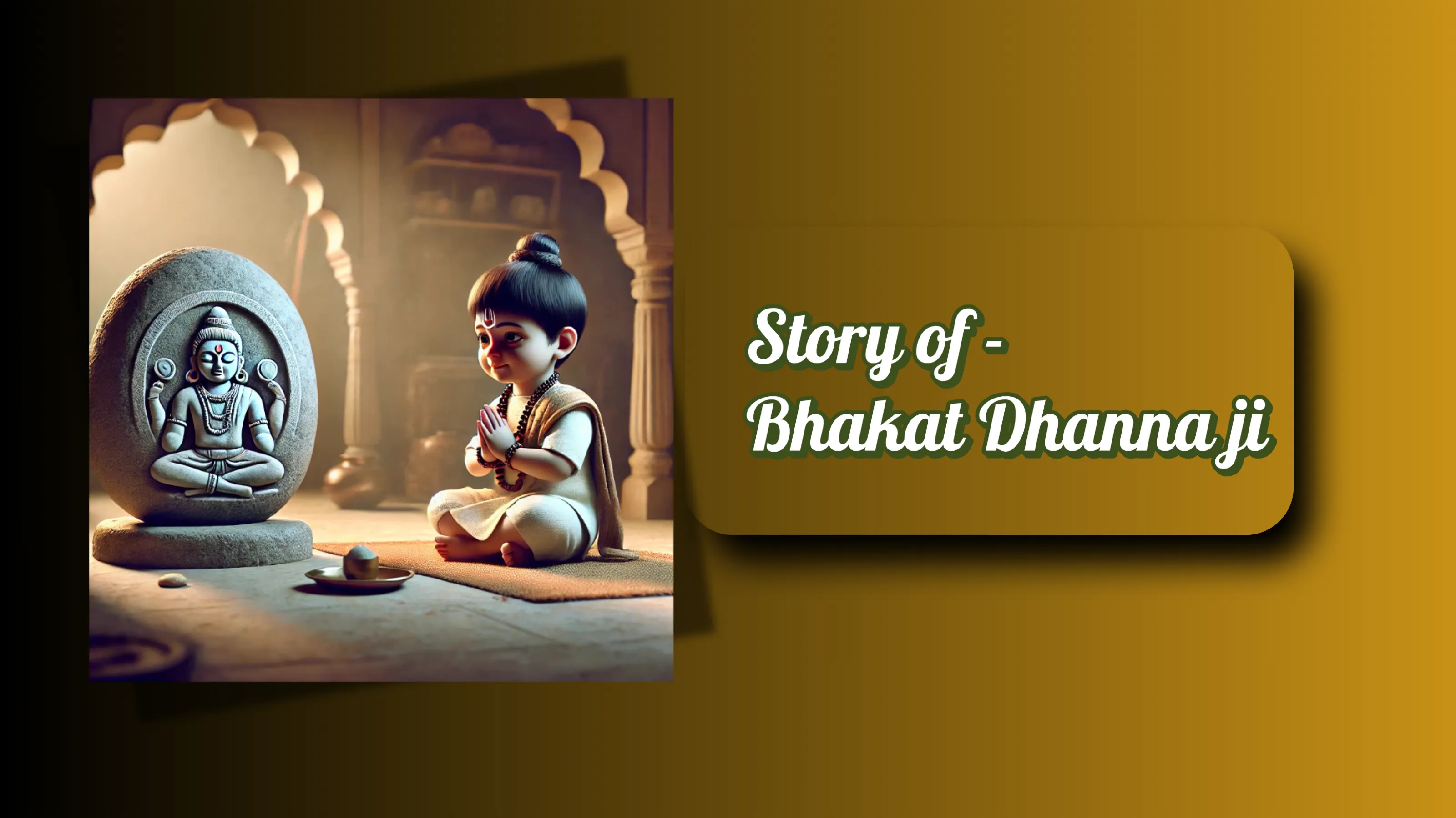 Dhanna Bhagat's Childhood Darshan of Thakur
