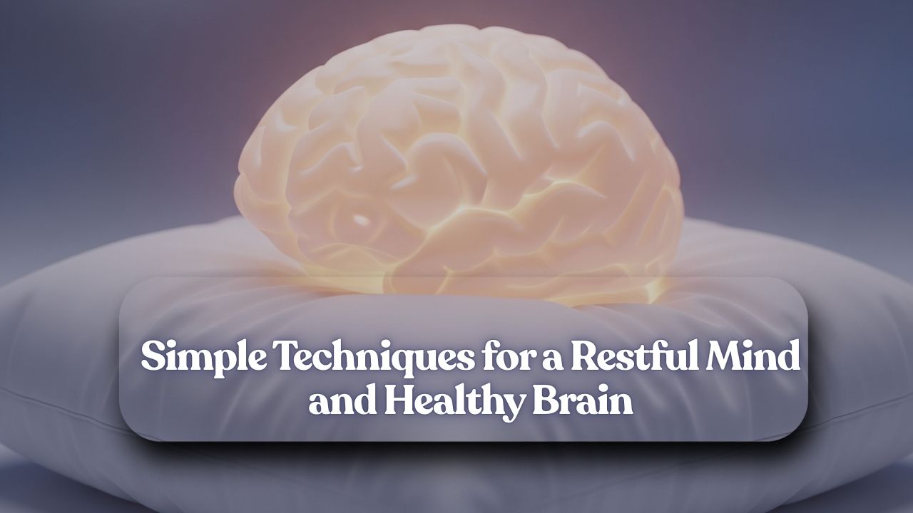 Before After Sleep Techniques Restful Mind Healthy Brain